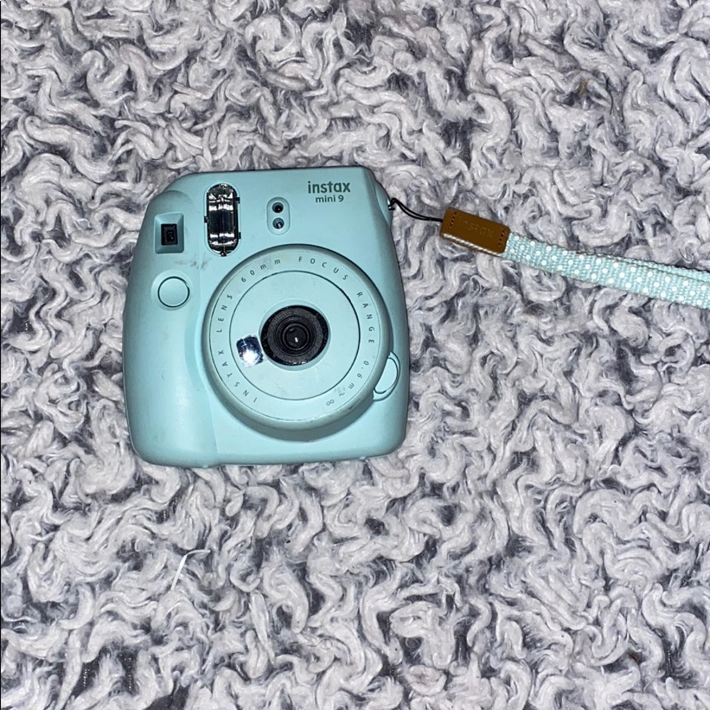 Mint blue instax mini 9